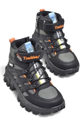 390U Ortopedik Taban Lastikli Cırtlı Kız Çocuk Bot Erkek Çocuk Bot Unisex Çocuk Bot - 22