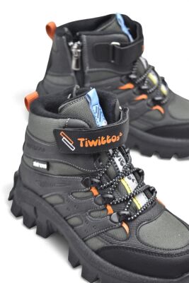 390U Ortopedik Taban Lastikli Cırtlı Kız Çocuk Bot Erkek Çocuk Bot Unisex Çocuk Bot - 12