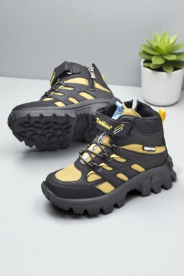 390U Ortopedik Taban Lastikli Cırtlı Kız Çocuk Bot Erkek Çocuk Bot Unisex Çocuk Bot - 9