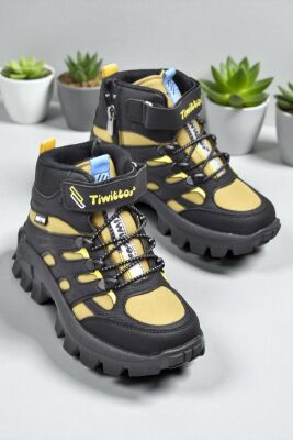 390U Ortopedik Taban Lastikli Cırtlı Kız Çocuk Bot Erkek Çocuk Bot Unisex Çocuk Bot - 11