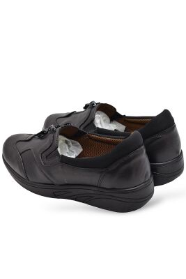 4213 Tam Ortopedik Taban Hakiki Deri Kadın Ayakkabı Günlük Anne Ayakkabısı - 3