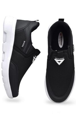 4253 Ortopedik Taban Günlük Erkek Spor Ayakkabı Yazlık Tekstil Bağcıksız Erkek Spor - 5