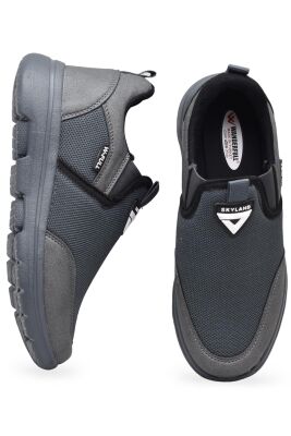 4253 Ortopedik Taban Günlük Erkek Spor Ayakkabı Yazlık Tekstil Bağcıksız Erkek Spor - 6