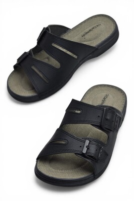 4405 Rahat Ortopedik Taban Kaymaz Taban Günlük Erkek Terlik Yazlık Terlik - ISPARTALILAR