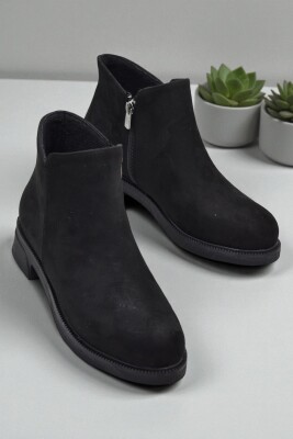 4571 Kaymaz Taban Fermuarlı Bağcıklı Günlük Kadın Bot Postal Kadın Bot - 5