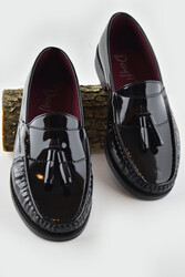 ISPARTALILAR - 50-8 Rugan Siyah Klasik Erkek Ayakkabı Jorcik Düğün Küçük Numara
