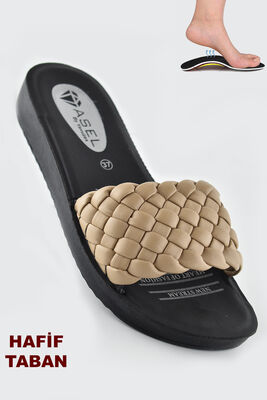 5003 Rahat Taban Günlük Kadın Terlik Ayakkabı Sandalet - 3