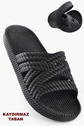 ISPARTALILAR - 5005 Rahat Kaydırmaz Taban Günlük Unisex Terlik Ayakkabı Sandalet