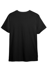 5050 Tüy Baskılı Oversize Erkek T-Shirt Siyah Beyaz Erkek T-Şhirt - 3