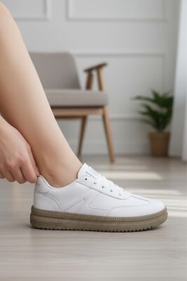 510 Hazır Taban Unisex Spor Ayakkabı Bağcıklı Rahat Sneaker Erkek Kadın Spor Ayakkabı - 1