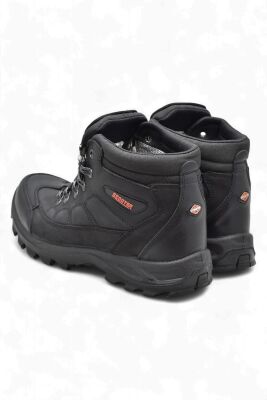 5538 Ortopedik Taban SU GEÇİRMEZ Unisex Hakiki Deri Bot Ayakkabı - 14
