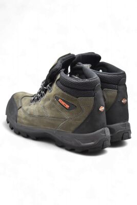 5538 Ortopedik Taban SU GEÇİRMEZ Unisex Hakiki Deri Bot Ayakkabı - 18