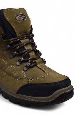 5538 Ortopedik Taban SU GEÇİRMEZ Unisex Hakiki Deri Bot Ayakkabı - 21