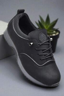 561 Ortopedi Taban Siyah Günlük Kadın Ayakkabı Casual Kadın Ayakkabı - 1