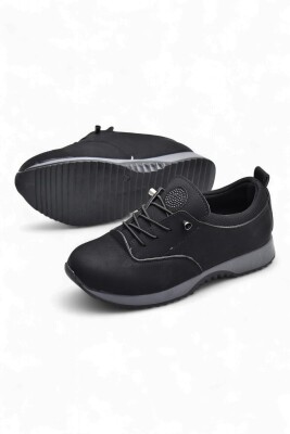 561 Ortopedi Taban Siyah Günlük Kadın Ayakkabı Casual Kadın Ayakkabı - 3