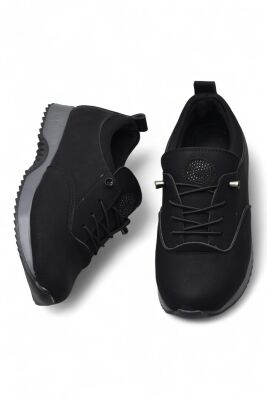 561 Ortopedi Taban Siyah Günlük Kadın Ayakkabı Casual Kadın Ayakkabı - 5