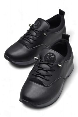 561ZMR Ortopedi Taban Siyah Günlük Kadın Ayakkabı Casual Kadın Ayakkabı - 2