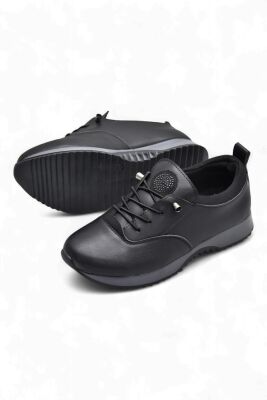 561ZMR Ortopedi Taban Siyah Günlük Kadın Ayakkabı Casual Kadın Ayakkabı - 4