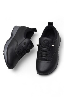 561ZMR Ortopedi Taban Siyah Günlük Kadın Ayakkabı Casual Kadın Ayakkabı - 7