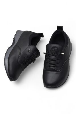 561ZMR Ortopedi Taban Siyah Günlük Kadın Ayakkabı Casual Kadın Ayakkabı - 7