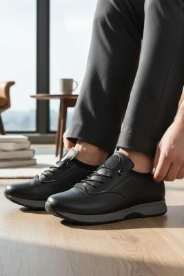 561ZMR Ortopedi Taban Siyah Günlük Kadın Ayakkabı Casual Kadın Ayakkabı - 6