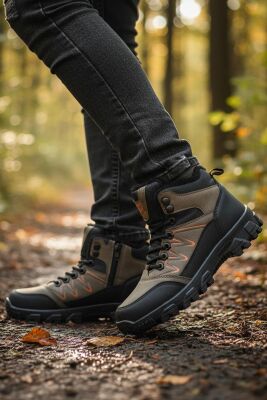 579 Ortopedik Kaymaz Taban İçi Kürklü Kadın Erkek Bot Ayakkabı Unisex Bot - 5