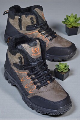 579 Ortopedik Kaymaz Taban İçi Kürklü Kadın Erkek Bot Ayakkabı Unisex Bot - 8