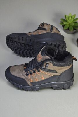 579 Ortopedik Kaymaz Taban İçi Kürklü Kadın Erkek Bot Ayakkabı Unisex Bot - 14