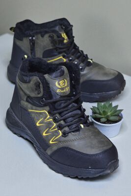 579 Ortopedik Kaymaz Taban İçi Kürklü Kadın Erkek Bot Ayakkabı Unisex Bot - 6