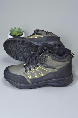 579 Ortopedik Kaymaz Taban İçi Kürklü Kadın Erkek Bot Ayakkabı Unisex Bot - 11