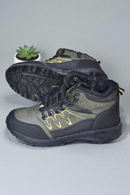 579 Ortopedik Kaymaz Taban İçi Kürklü Kadın Erkek Bot Ayakkabı Unisex Bot - 11