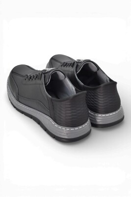 5809 Tam Ortopedik Taban %100 Hakiki Deri Lastik Bağcıklı Erkek Ayakkabı Casual Erkek Ayakkabı - 8