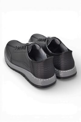 5809 Tam Ortopedik Taban %100 Hakiki Deri Lastik Bağcıklı Erkek Ayakkabı Casual Erkek Ayakkabı - 8