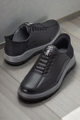 5809 Tam Ortopedik Taban %100 Hakiki Deri Lastik Bağcıklı Erkek Ayakkabı Casual Erkek Ayakkabı - 10