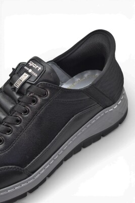 5809 Tam Ortopedik Taban %100 Hakiki Deri Lastik Bağcıklı Erkek Ayakkabı Casual Erkek Ayakkabı - 12