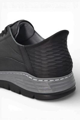 5809 Tam Ortopedik Taban %100 Hakiki Deri Lastik Bağcıklı Erkek Ayakkabı Casual Erkek Ayakkabı - 14