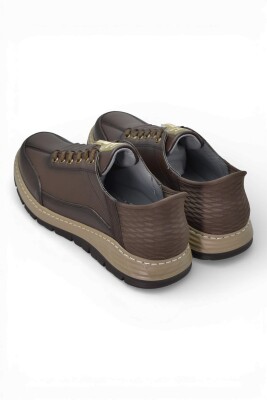 5809 Tam Ortopedik Taban %100 Hakiki Deri Lastik Bağcıklı Erkek Ayakkabı Casual Erkek Ayakkabı - 11