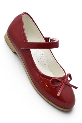 5953 Rahat Taban Tokalı Kız Çocuk Babet Ayakkabı Düğün Abiye Nişan Ayakkabısı - 4