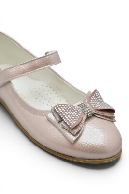 5960 Rahat Taban Tokalı Kız Çocuk Babet Ayakkabı Düğün Abiye Nişan Ayakkabısı - 28