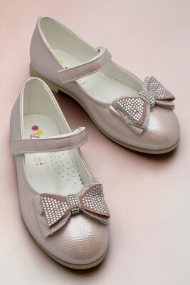 5960 Rahat Taban Tokalı Kız Çocuk Babet Ayakkabı Düğün Abiye Nişan Ayakkabısı - 3