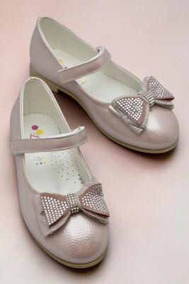 5960 Rahat Taban Tokalı Kız Çocuk Babet Ayakkabı Düğün Abiye Nişan Ayakkabısı - 3