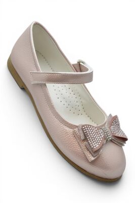 5960 Rahat Taban Tokalı Kız Çocuk Babet Ayakkabı Düğün Abiye Nişan Ayakkabısı - 15