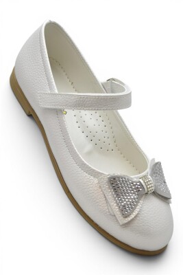 5960 Rahat Taban Tokalı Kız Çocuk Babet Ayakkabı Düğün Abiye Nişan Ayakkabısı - 5