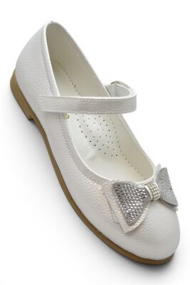 5960 Rahat Taban Tokalı Kız Çocuk Babet Ayakkabı Düğün Abiye Nişan Ayakkabısı - 5