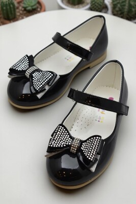 5960 Rahat Taban Tokalı Kız Çocuk Babet Ayakkabı Düğün Abiye Nişan Ayakkabısı - 4