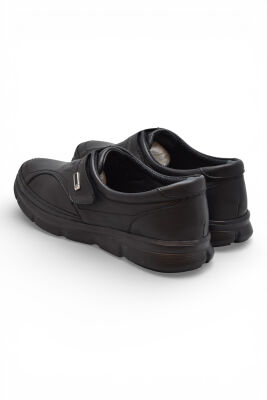 604 Faylon Hafif Tam Ortopedik Taban Günlük Hakiki Deri Kadın Ayakkabı Cırtlı - 6