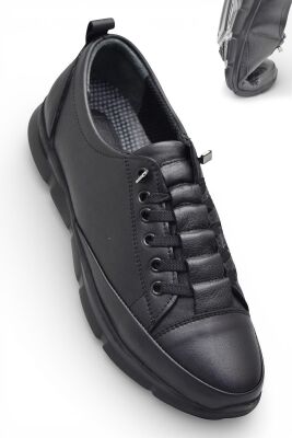 605 Tam Ortopedik Poli Hafif Taban Günlük Hakiki Deri Kadın Ayakkabı Lastikli - 5