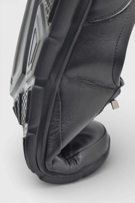 605 Tam Ortopedik Poli Hafif Taban Günlük Hakiki Deri Kadın Ayakkabı Lastikli - 13