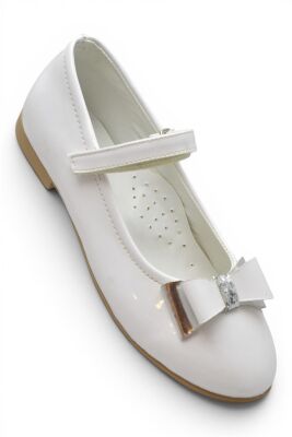 6062 Rahat Taban Tokalı Kız Çocuk Babet Ayakkabı Düğün Abiye Nişan Ayakkabısı - 1