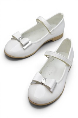 6062 Rahat Taban Tokalı Kız Çocuk Babet Ayakkabı Düğün Abiye Nişan Ayakkabısı - 4